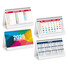 Calendario da tavolo mensile multicolor table 2025 dettaglio