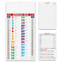 Calendario olandese shaded multicolor 2025 retro