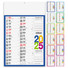 Calendario olandese swedish multicolor 2025 retro