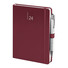 Maxi agenda 2024 settimanale con elastico e portapenna 17x24 bordeaux