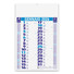 Calendario olandese classico 2026 azzurro blu