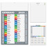 Calendario olandese block color 2025 dettaglio