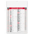 Calendario olandese classic 2025 rosso