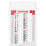 Calendario olandese gigante 2025 rosso