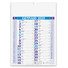 Calendario olandese medio 2025 blu