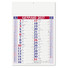 Calendario olandese medio 2027 rosso