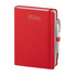 Agenda 2025 giornaliera con elastico e portapenna 15X21 rosso