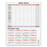 Calendario olandese quadrettato 2025 retro