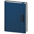Agenda giornaliera 15x21 termovirante con elastico blu scuro