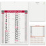 Calendario olandese classic 2027 rosso dettaglio 1
