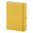 Agenda 2027 giornaliera con elastico e portapenna 15X21 giallo