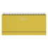 Planning base settimanale da scrivania 2027 giallo