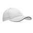 cappellino con ricamo in cotone