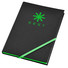 Blocco notes A5 con elastico fluorescente