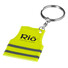 Portachiavi a forma di gilet con logo stampato