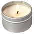Candela Luva in barattolo in latta - colore Argento