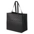 Borsa shopper trapuntata in TNT laminato - colore Nero