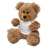 Orso di peluche seduto con t-shirt - colore Bianco