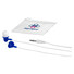 Auricolari Budget Blast - colore Blu Royal/Bianco