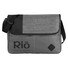 Borsa porta documenti con tracolla - colore Grigio/Nero