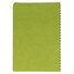 Notebook A5 con copertina in PVC e spirale - colore Lime