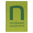 Notebook A5 con copertina in PVC e spirale - colore Lime