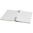 Notebook A5 con fogli a righe e spirale - colore Lime