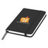 Notebook A6 con 96 fogli a righe - colore Nero