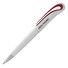 Penna a sfera Swatly - colore Bianco/Rosso