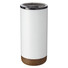 Bicchiere in rame 500ml con sottovuoto - colore Bianco