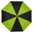 Ombrello Spark 3 sezioni 21" bicolore - colore Nero/Verde