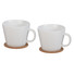 Set tazze 2 pezzi - colore Bianco