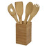 Set utensili da cucina in legno 4 pezzi - colore Legno