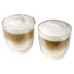 Set caffè 2 bicchieri 200ml - colore Trasparente