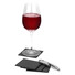 Set sottobicchieri 4 pezzi con cavatappi - colore Nero