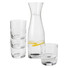 Set caraffa con 4 bicchieri - colore Trasparente