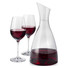 Decanter con 2 bicchieri da vino - colore Trasparente