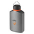 Borraccia anti perdita in alluminio - colore Grigio/Nero