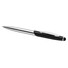 Penna a sfera con touch Geneva - colore Nero/Argento