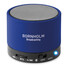 Bluetooth tondo con cavo AUX e porta USB colore blu royal
