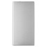 Power Bank in alluminio 8000 mAh colore argento opaco