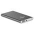 Power bank in alluminio da 4000 mAh colore titanio