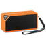 Speaker bluetooth rettangolare con microfono colore arancio