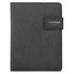 Porta blocco A5 a righe con powerbank colore nero