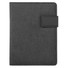 Porta blocco A5 a righe con powerbank colore nero