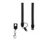 Porta blocco A5 a righe con powerbank colore nero