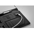 Porta blocco A5 a righe con powerbank colore nero