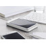 Power bank solare 4000 mAh per emergenze colore argento opaco