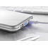 Power bank solare 4000 mAh per emergenze colore argento opaco