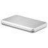 Power bank solare 4000 mAh per emergenze colore argento opaco